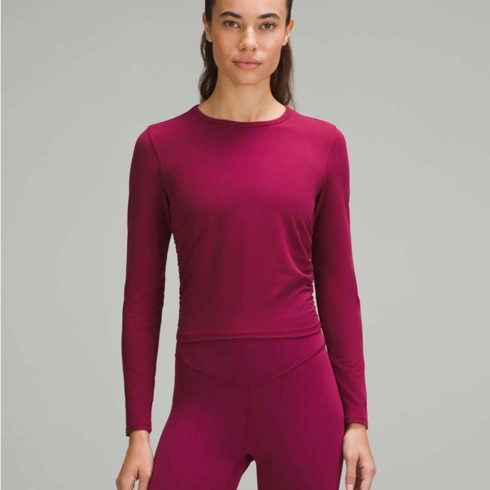 NWT Lululemon All It Takes Nulu Long-Sleeve Shirt
Deep Luxe Size 6